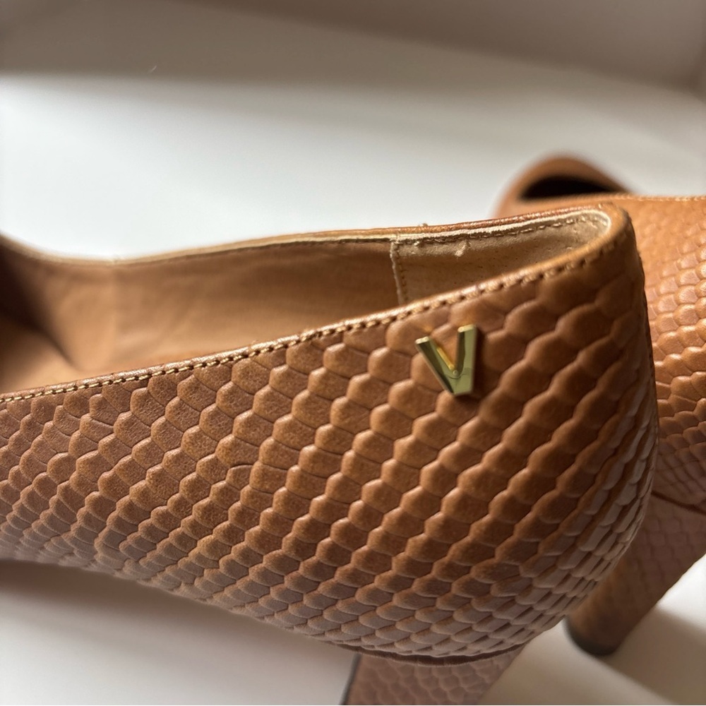 Vionic Women's Madison Mia Brown Snakeskin Embossed Heels Womens 9.5 NWOT - Picture 8 of 10